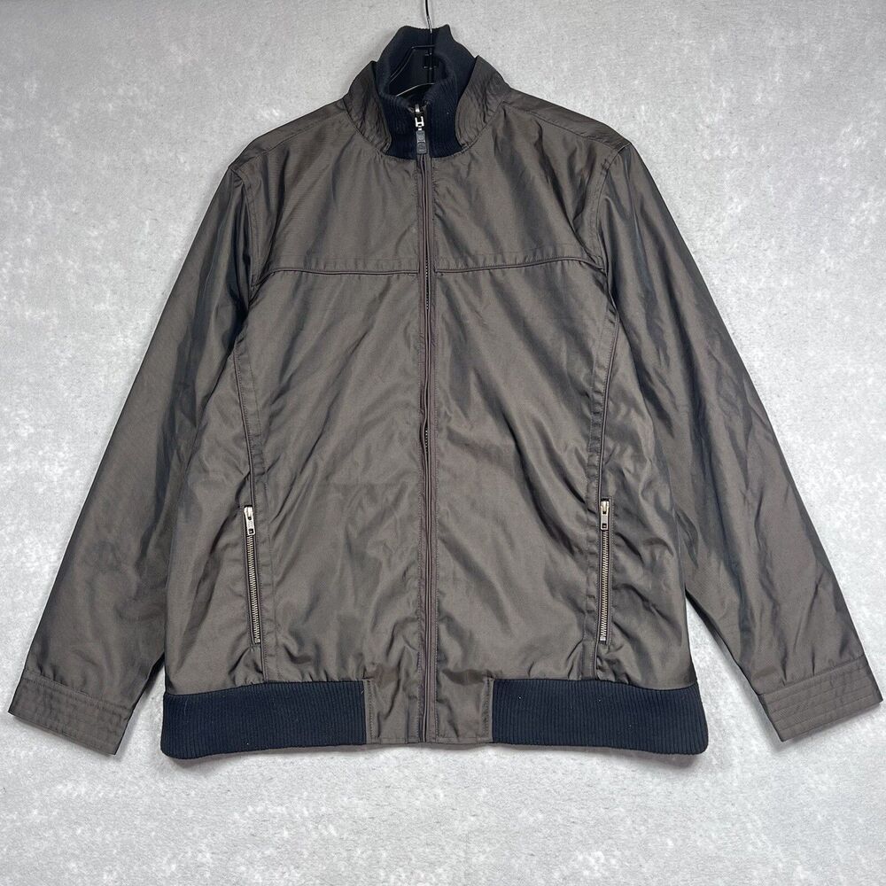 Wellensteyn Jacket Men Large Metallic Shiny Slim Weatherproof Bomber RARE SAMPLE